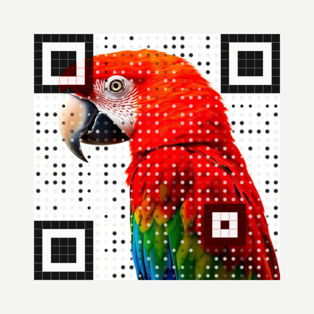 AI QR Art example